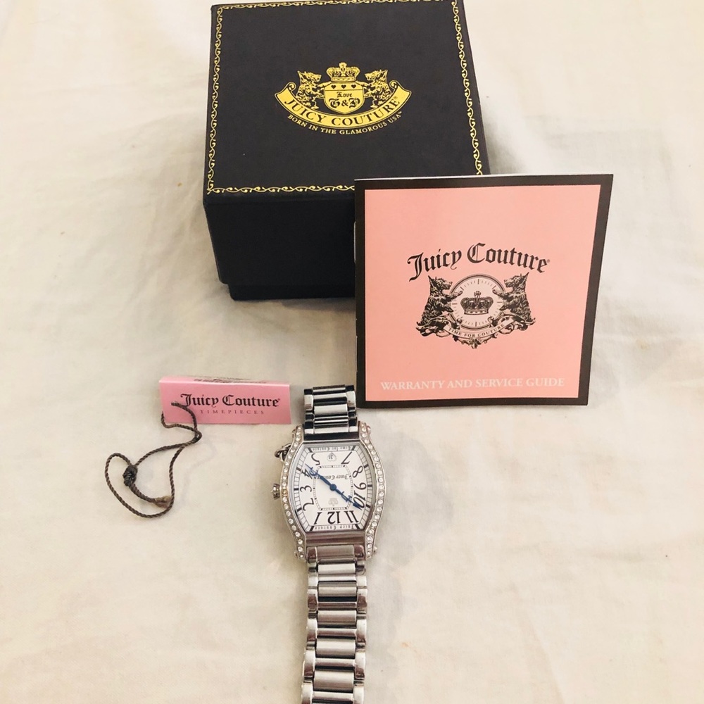 Juicy couture stainless steel watch